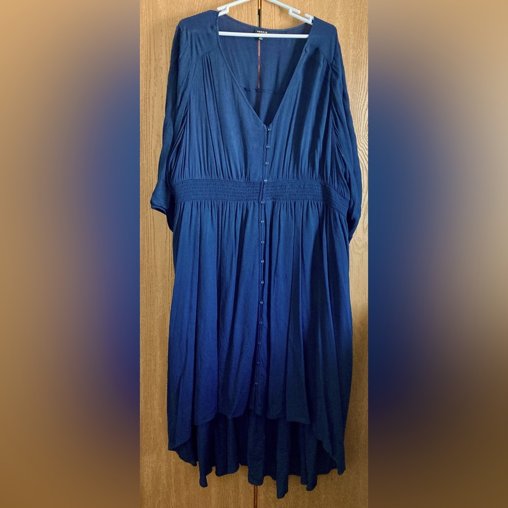 Torrid Blue High Low Dress
